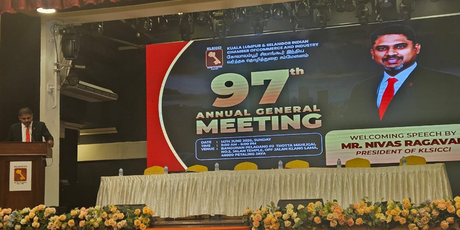 Attended the 97th Annual General Meeting of the Kuala Lumpur & Selangor Indian Chamber of Commerce & Industry
